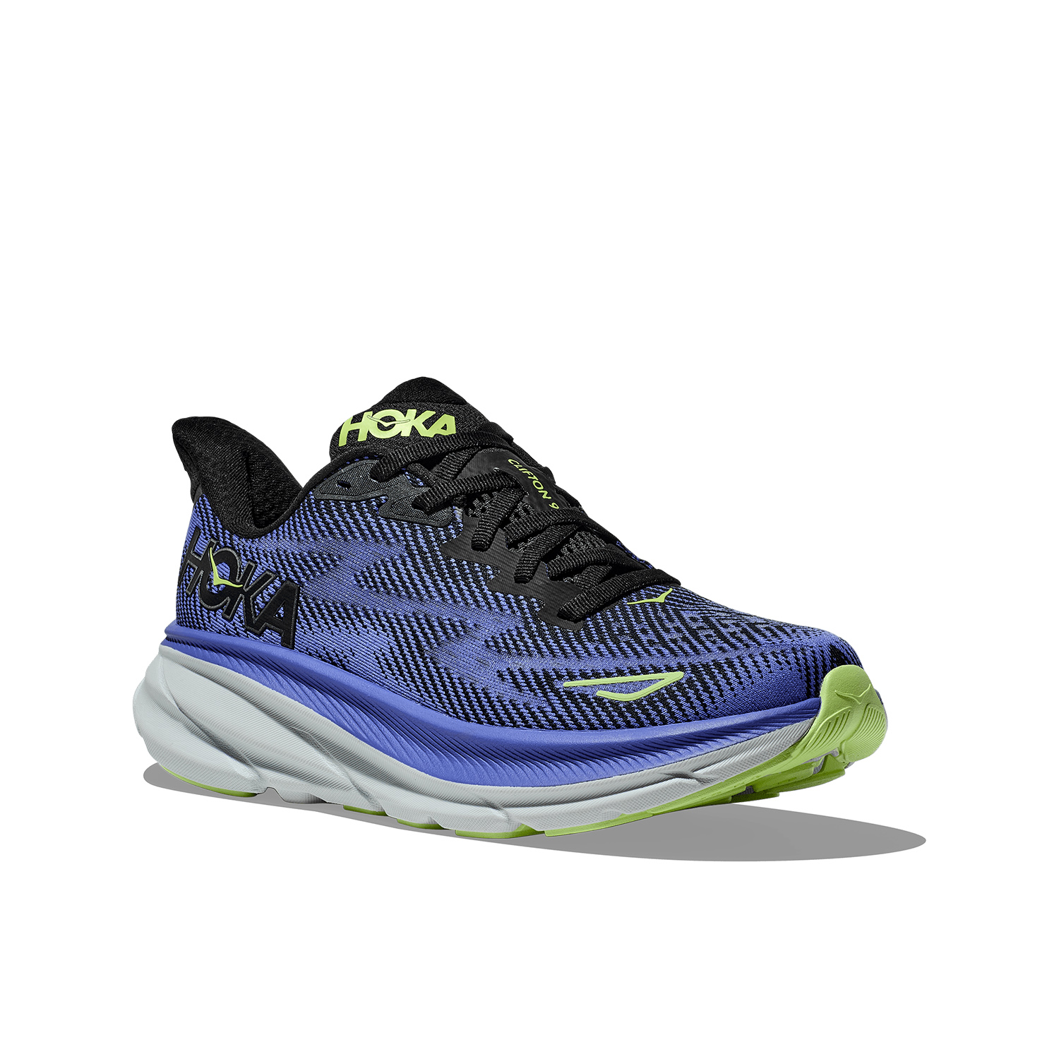 Hoka Clifton 9 Black/Stellar Blue