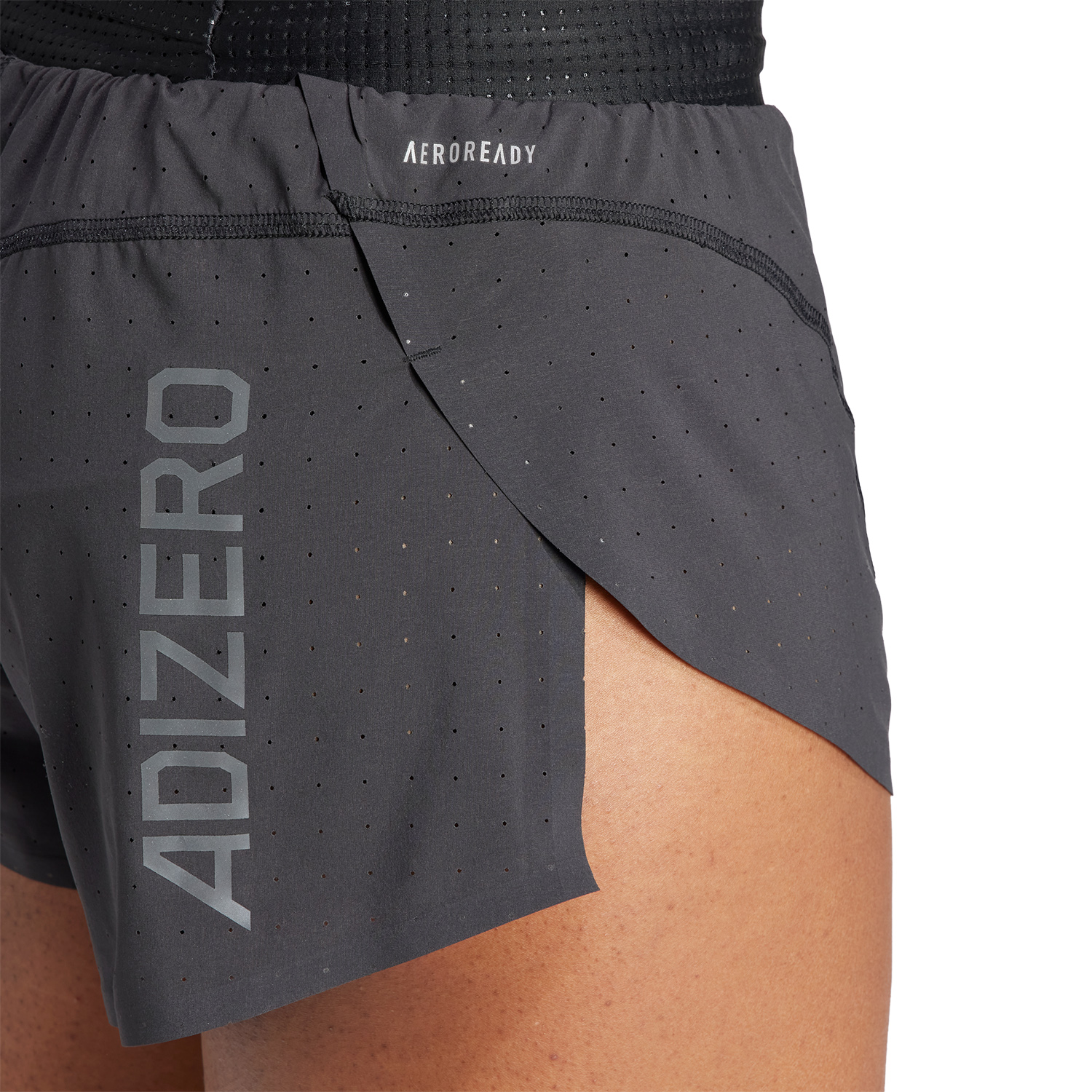 adidas Adizero Split Logo 2in Pantaloncini Black