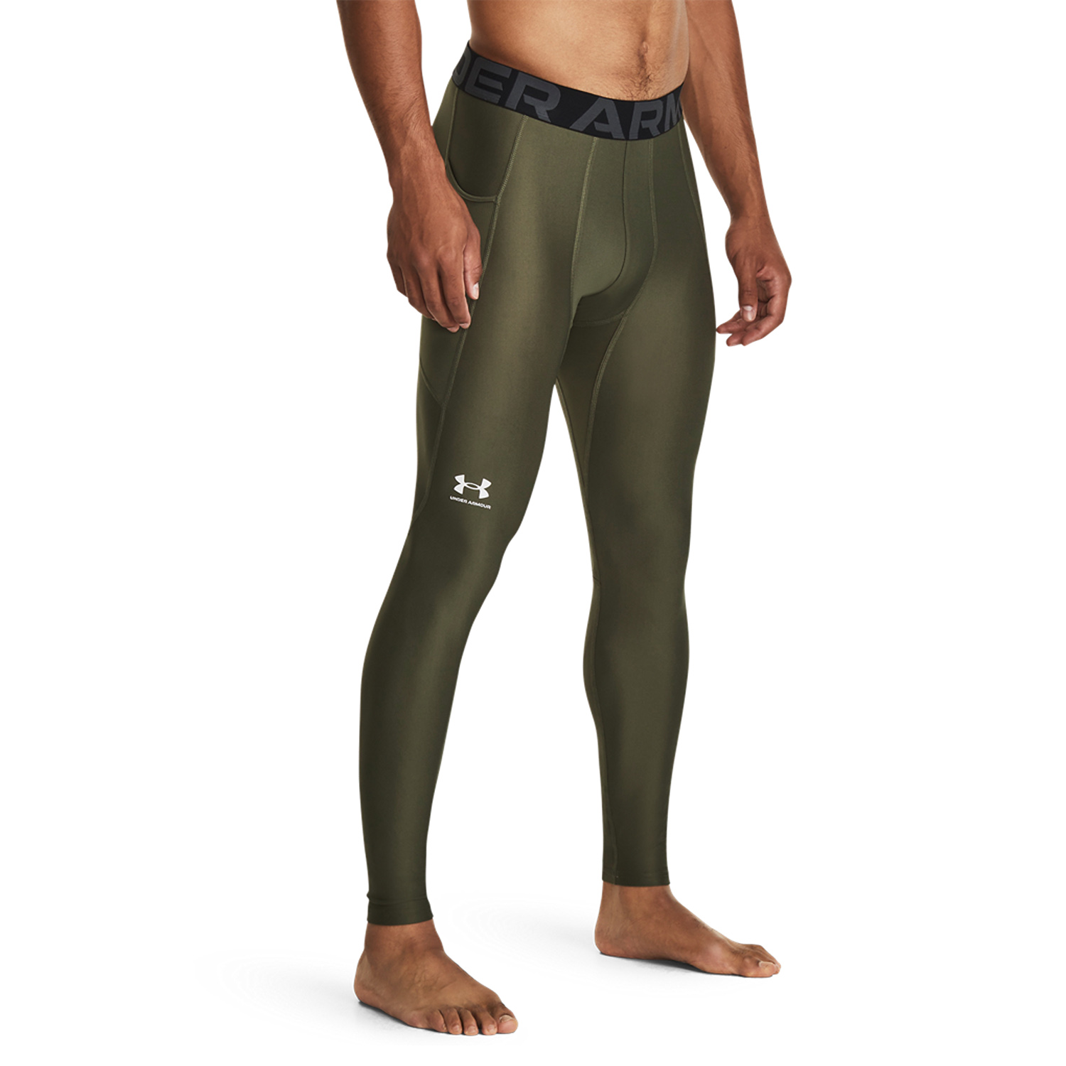Under Armour HeatGear Calzamaglia Marine Od Green/Black