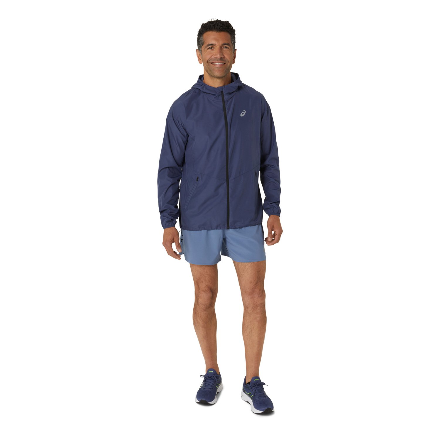 Asics Road 2 in 1 5in Pantaloncini Denim Blue