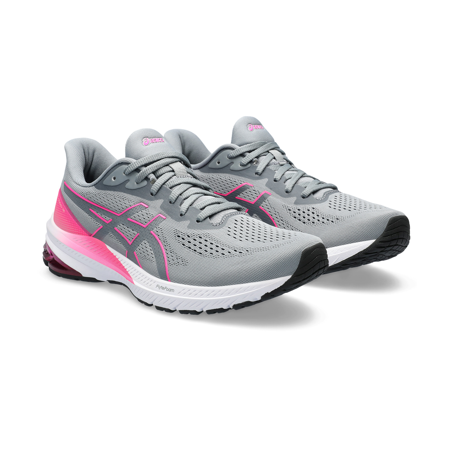 Asics GT 1000 12 Sheet Rock/Hot Pink