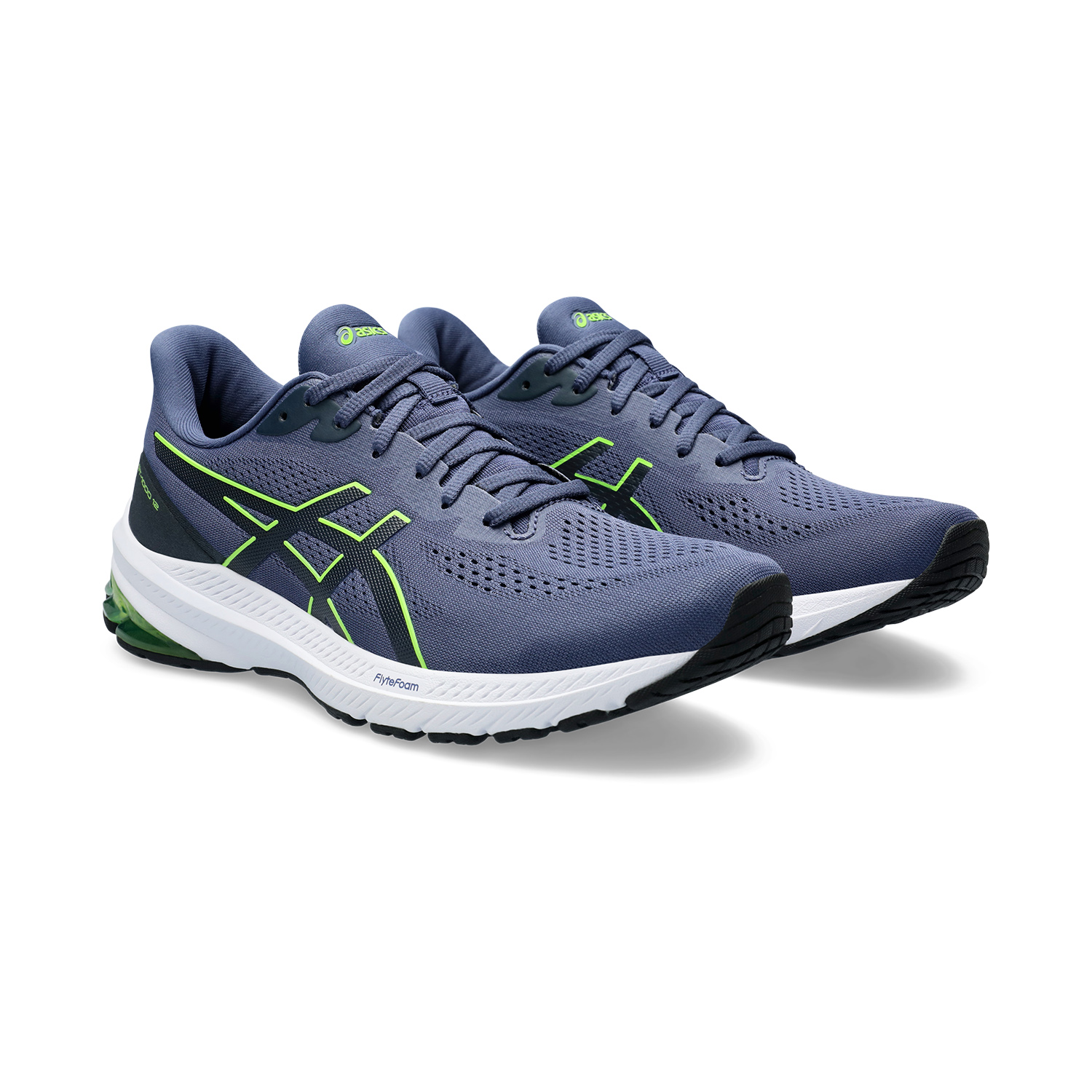 Asics GT 1000 12 Thunder Blue/Electric Lime