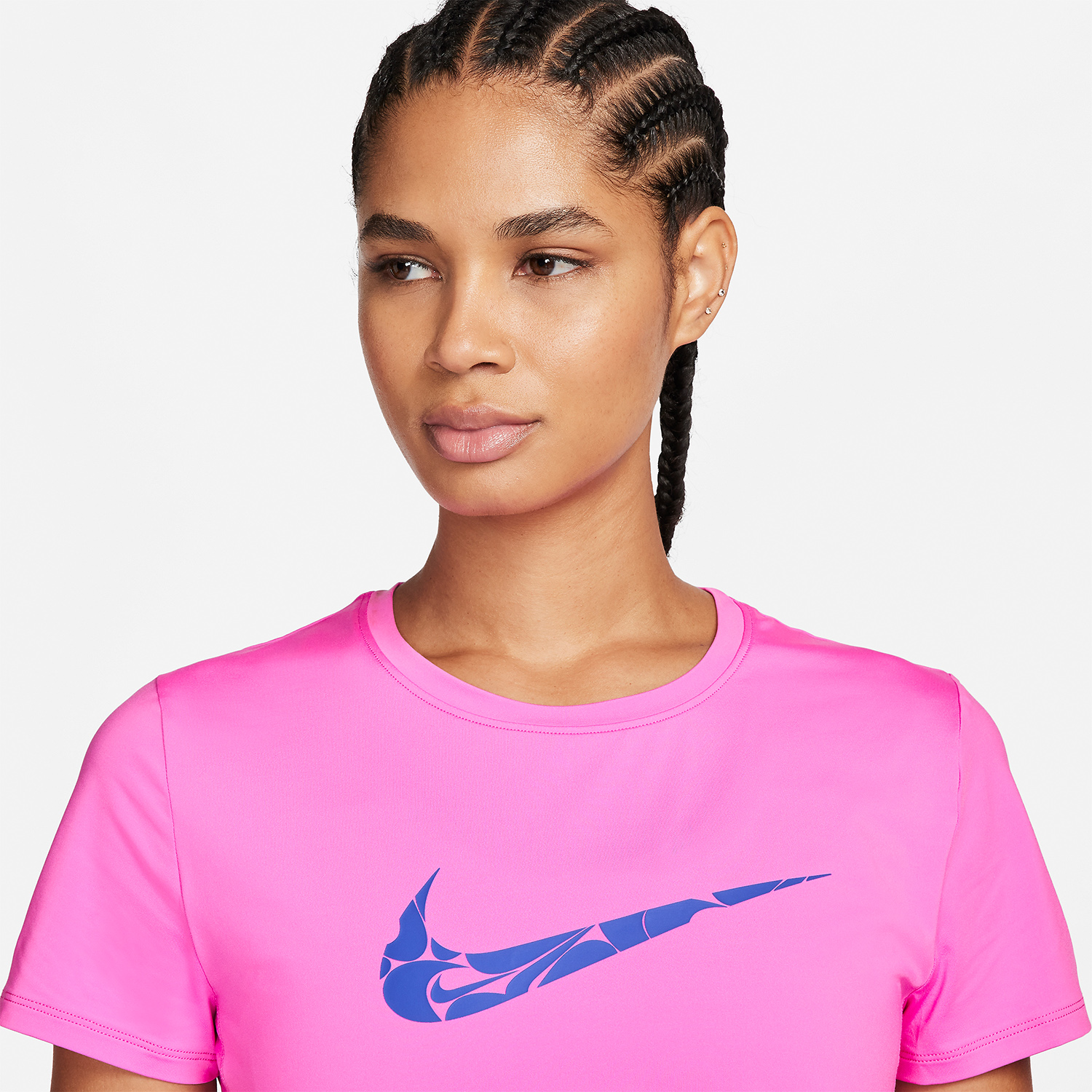 Nike One Swoosh Maglietta Playful Pink/Hyper Royal