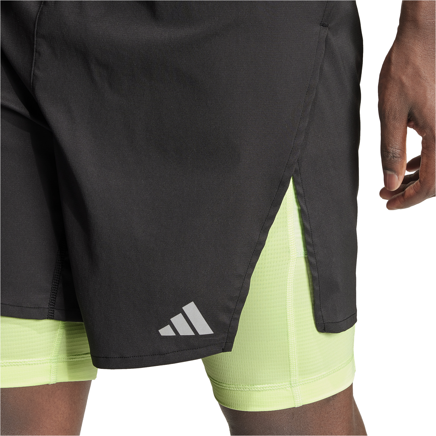 adidas HIIT Heat.RDY 2 in 1 5in Pantaloncini Black/Segrsp