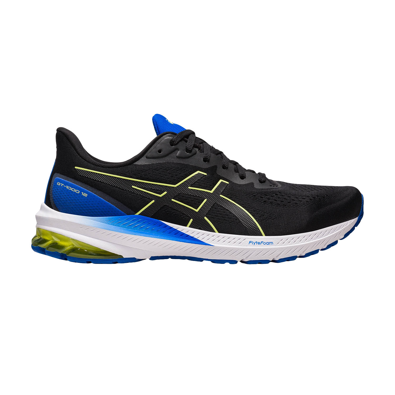 Asics GT 1000 12 Black/Glow Yellow