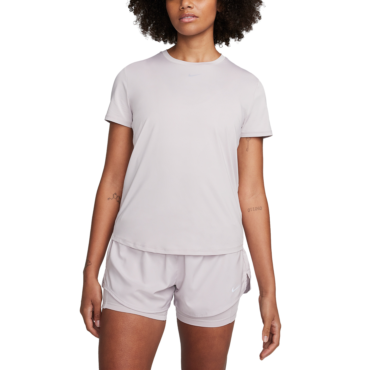 Nike One Classic Maglietta Platinum Violet/Black