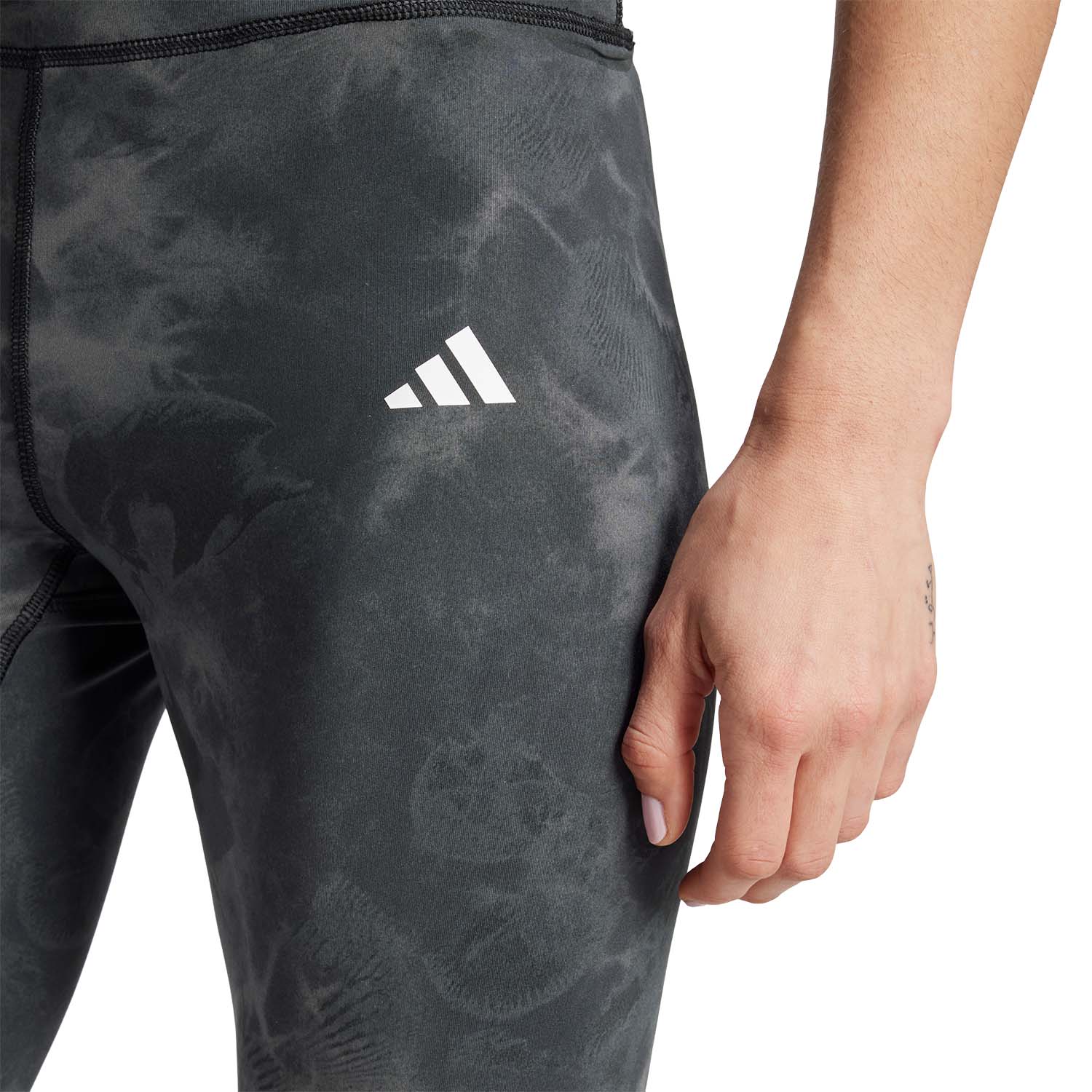 adidas AOP Flower Tights Grey Five/Carbon