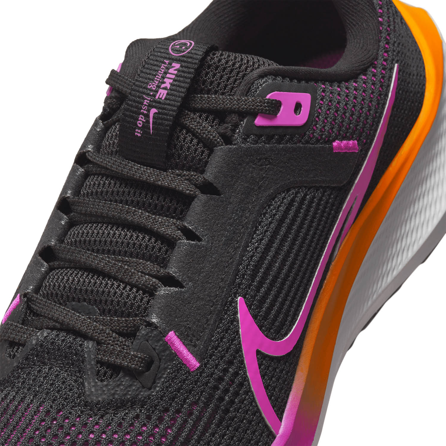 Nike Air Zoom Pegasus 40 Black/Hyper Violet/Laser Orange/White