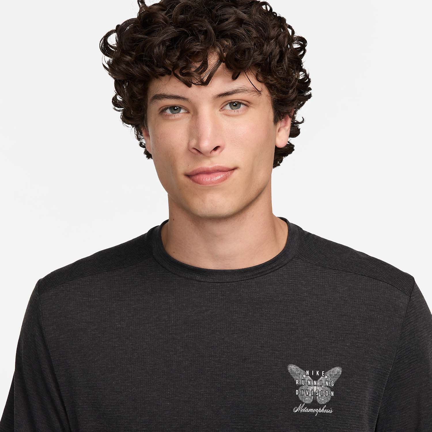 Nike Dri-FIT Rise Logo Maglietta Black/Summit White