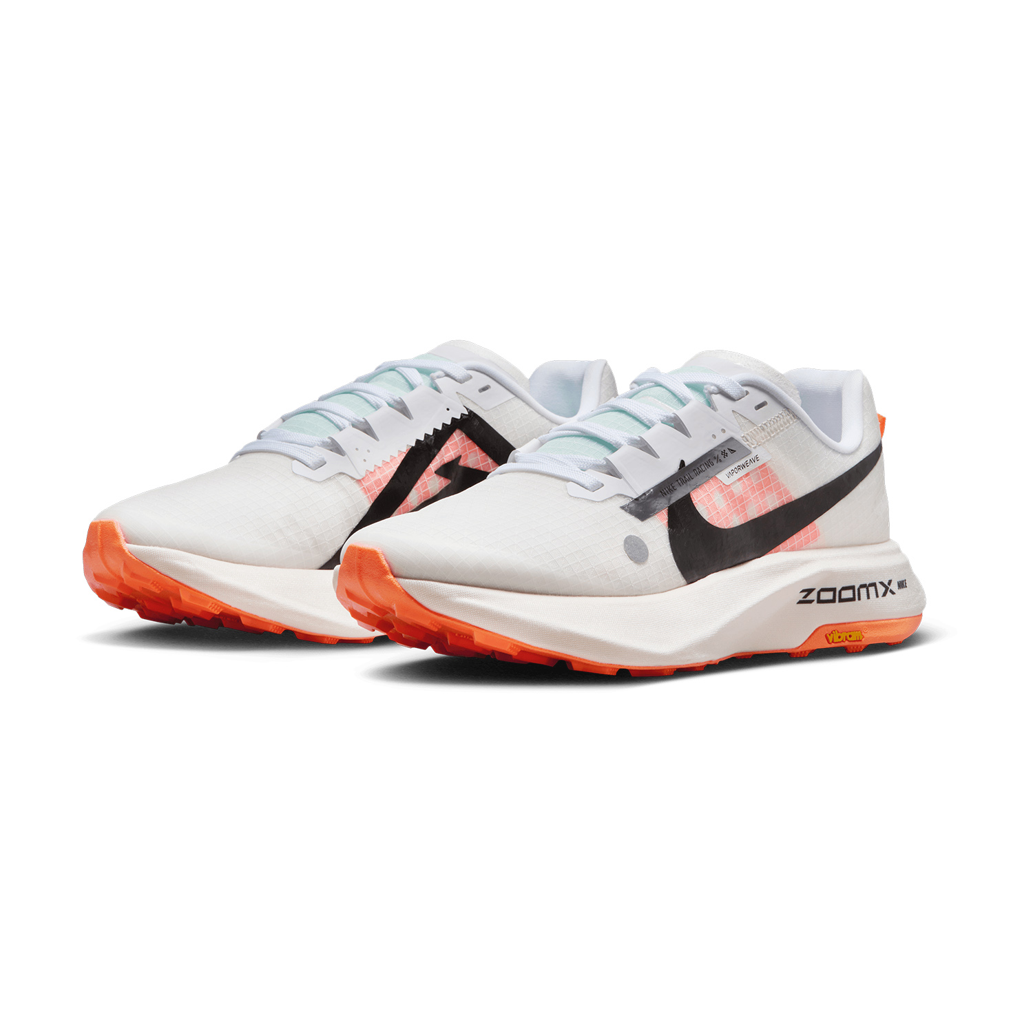 Nike Ultrafly White/Black/Total Orange/Pale Ivory