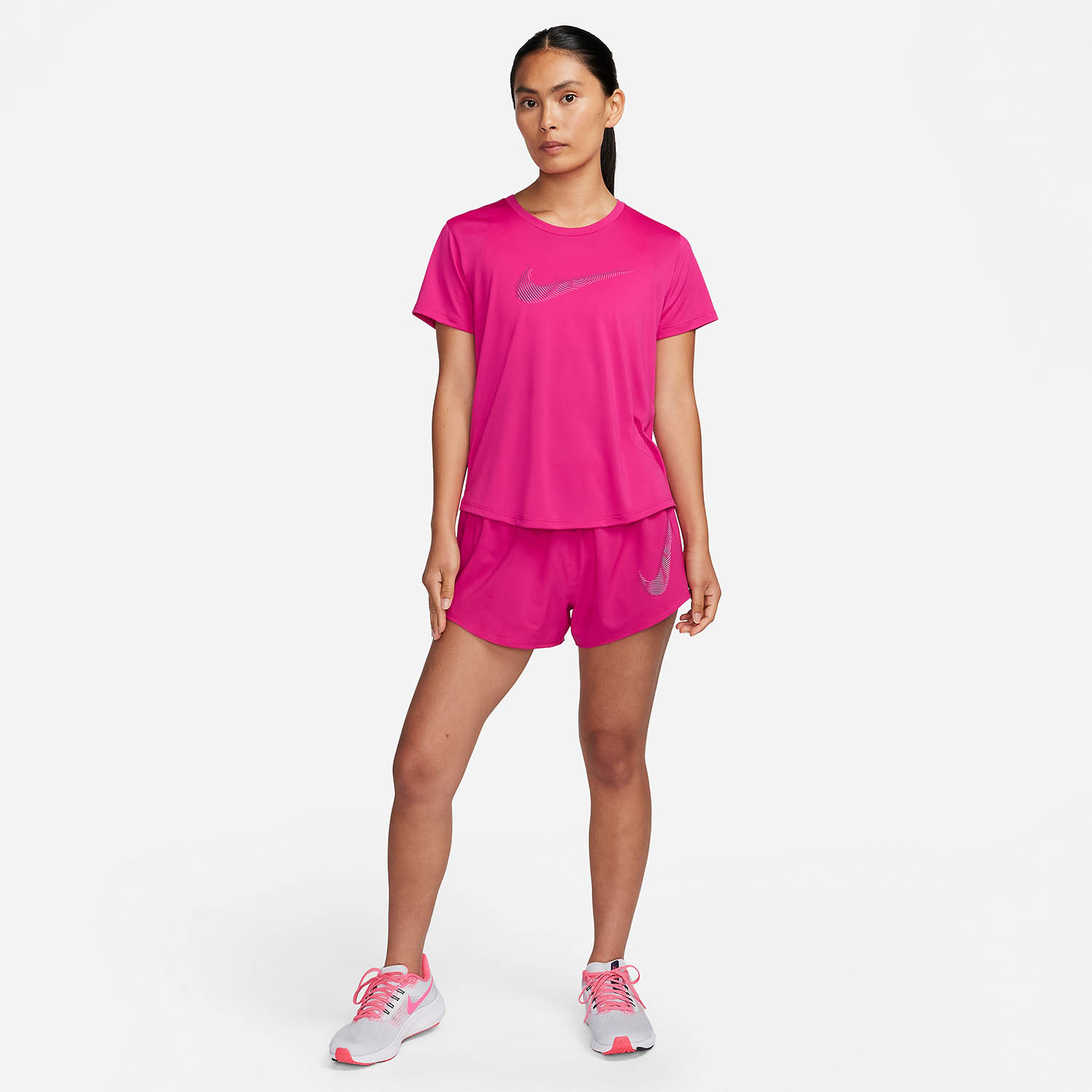 Nike Dri-FIT Swoosh Maglietta Fireberry