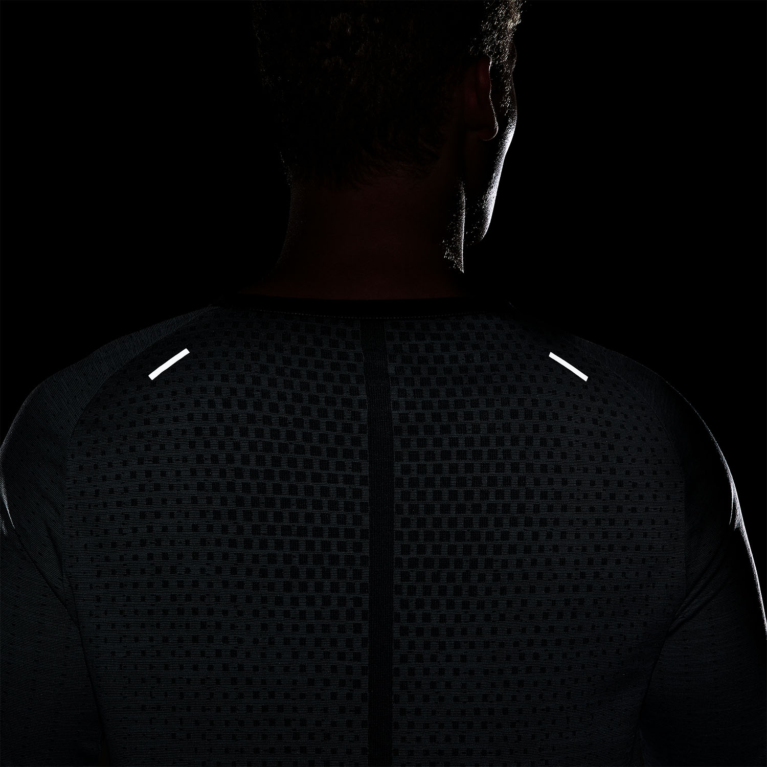 Nike TechKnit Ultra Logo Maglia Black/Smoke Grey/Reflective Silver