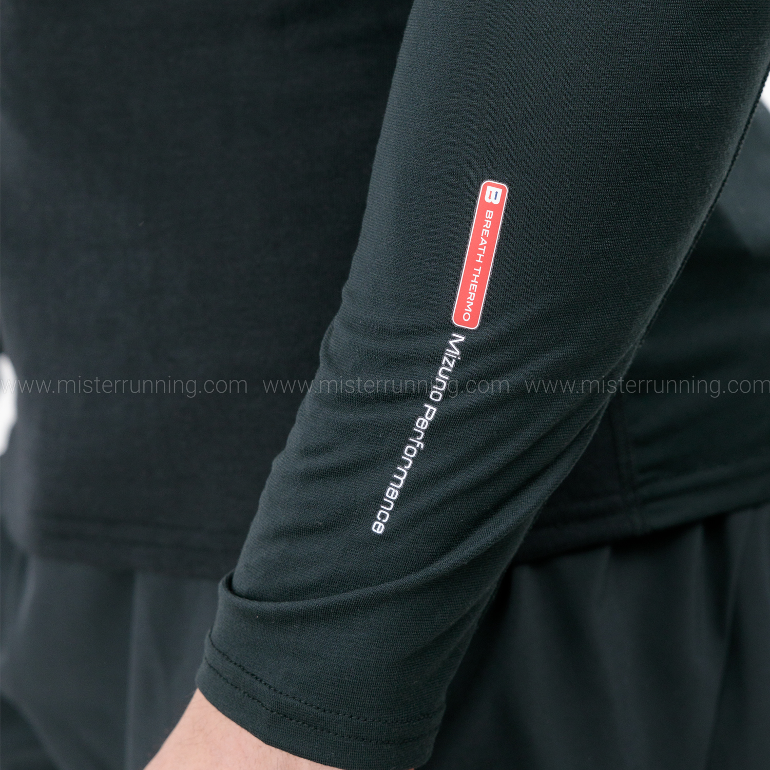 Mizuno Merino Wool Crew Maglia Black