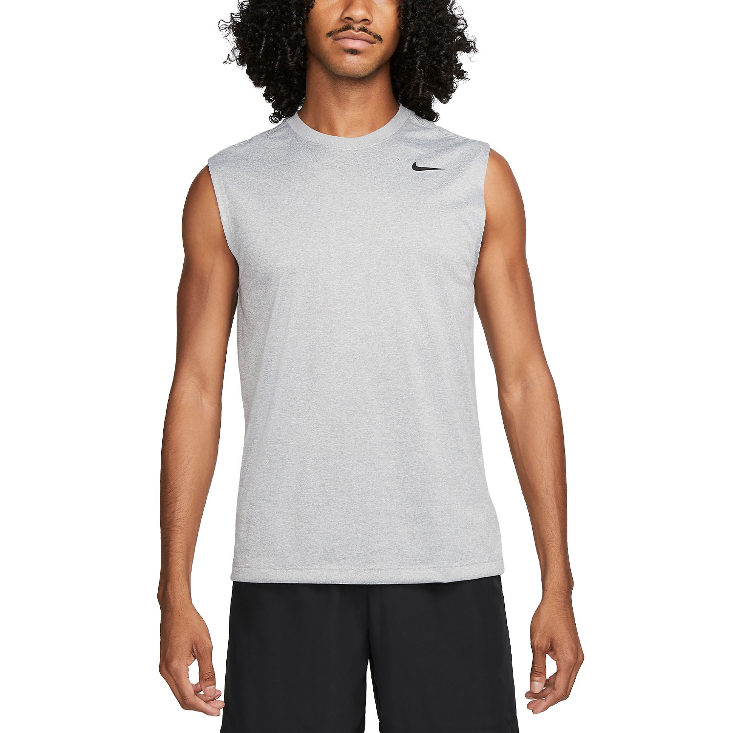 Nike Dri-FIT Legend Canotta Tumbled Grey/Flt Silver/Htr/Black