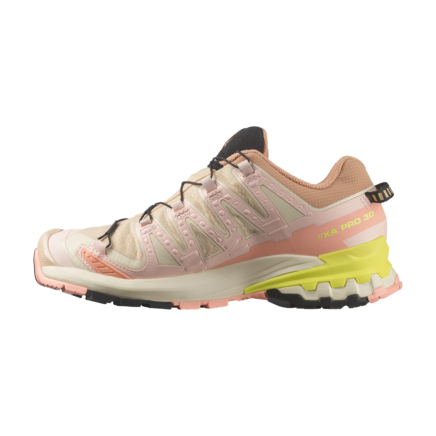 Salomon XA Pro 3D V9 GTX Hazelnut/English Rose/Safety Yellow
