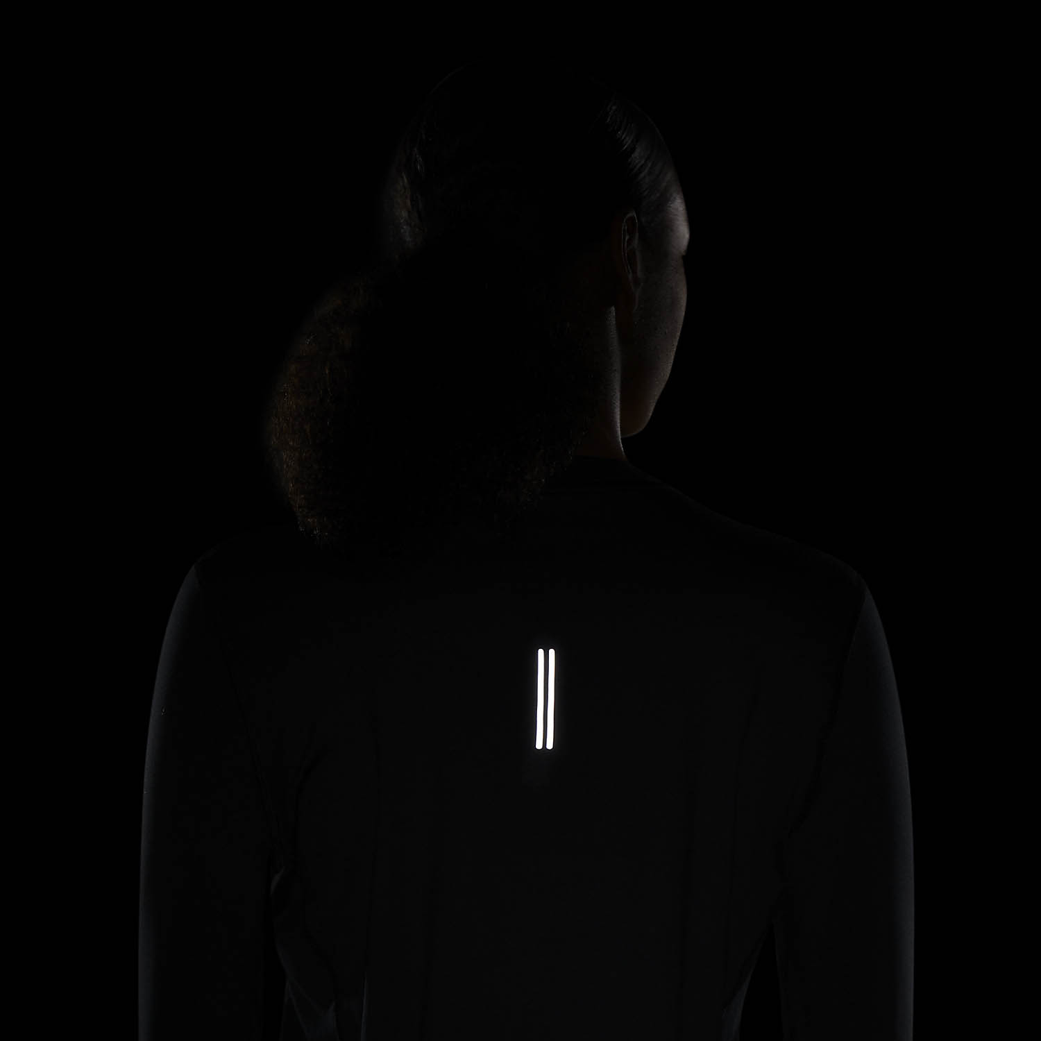 Nike Element Crew Maglia Black/Reflective Silver