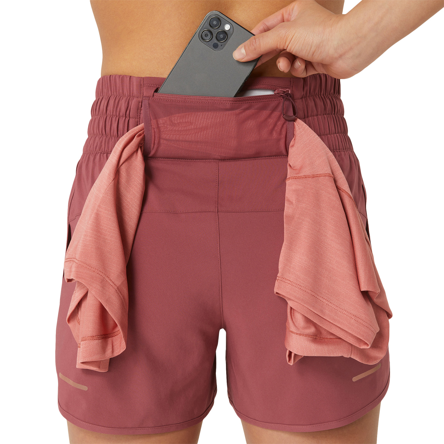 Asics Nagino 4in Pantaloncini Brisket Red