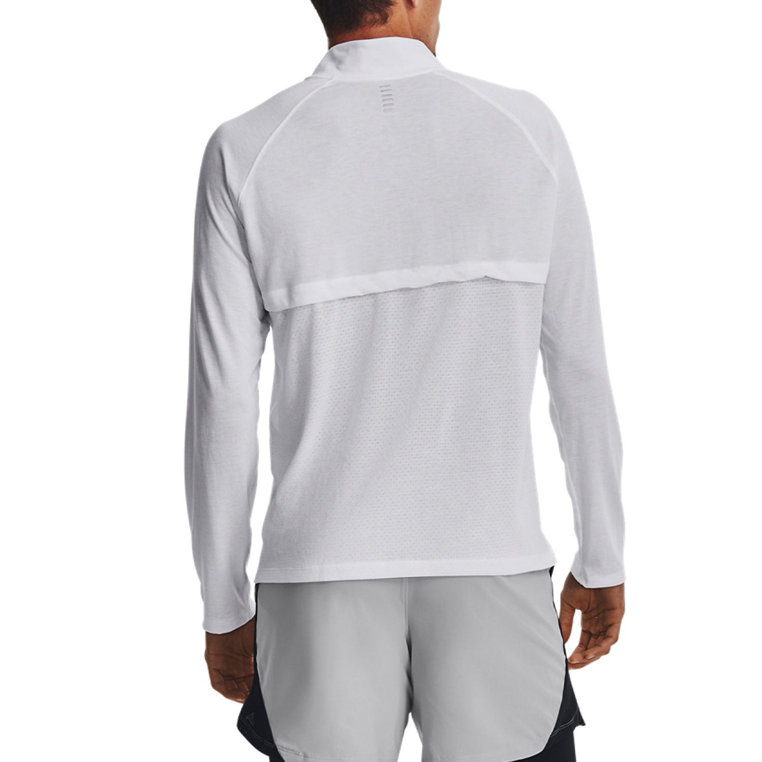 Under Armour Streaker Half Zip Maglia White/Reflective
