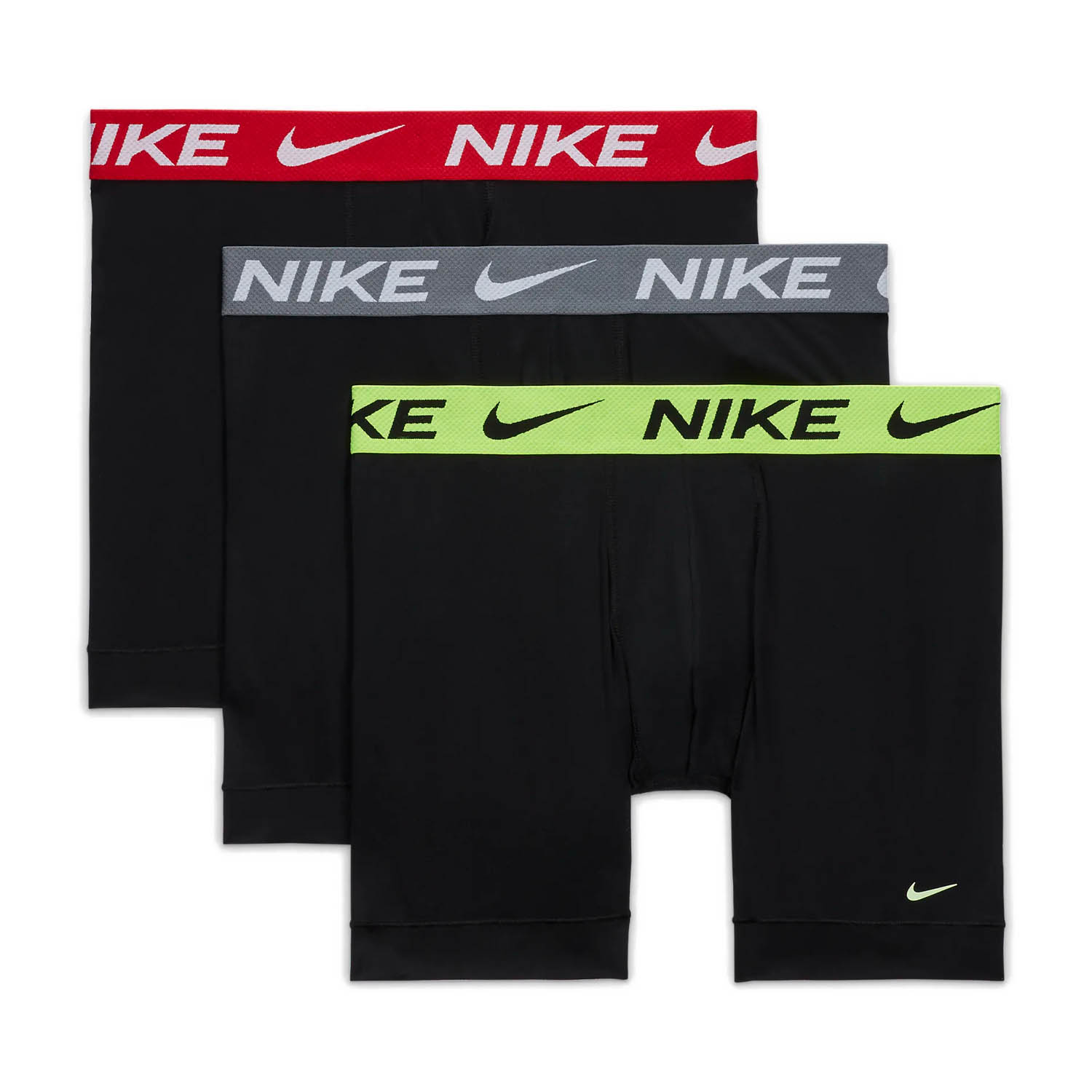Nike Logo x 3 Boxer Black/Volt Wb/Cool Grey Wb