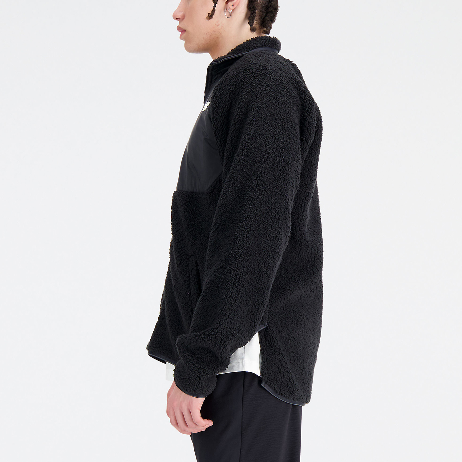 New Balance Speed Sherpa Giacca Black