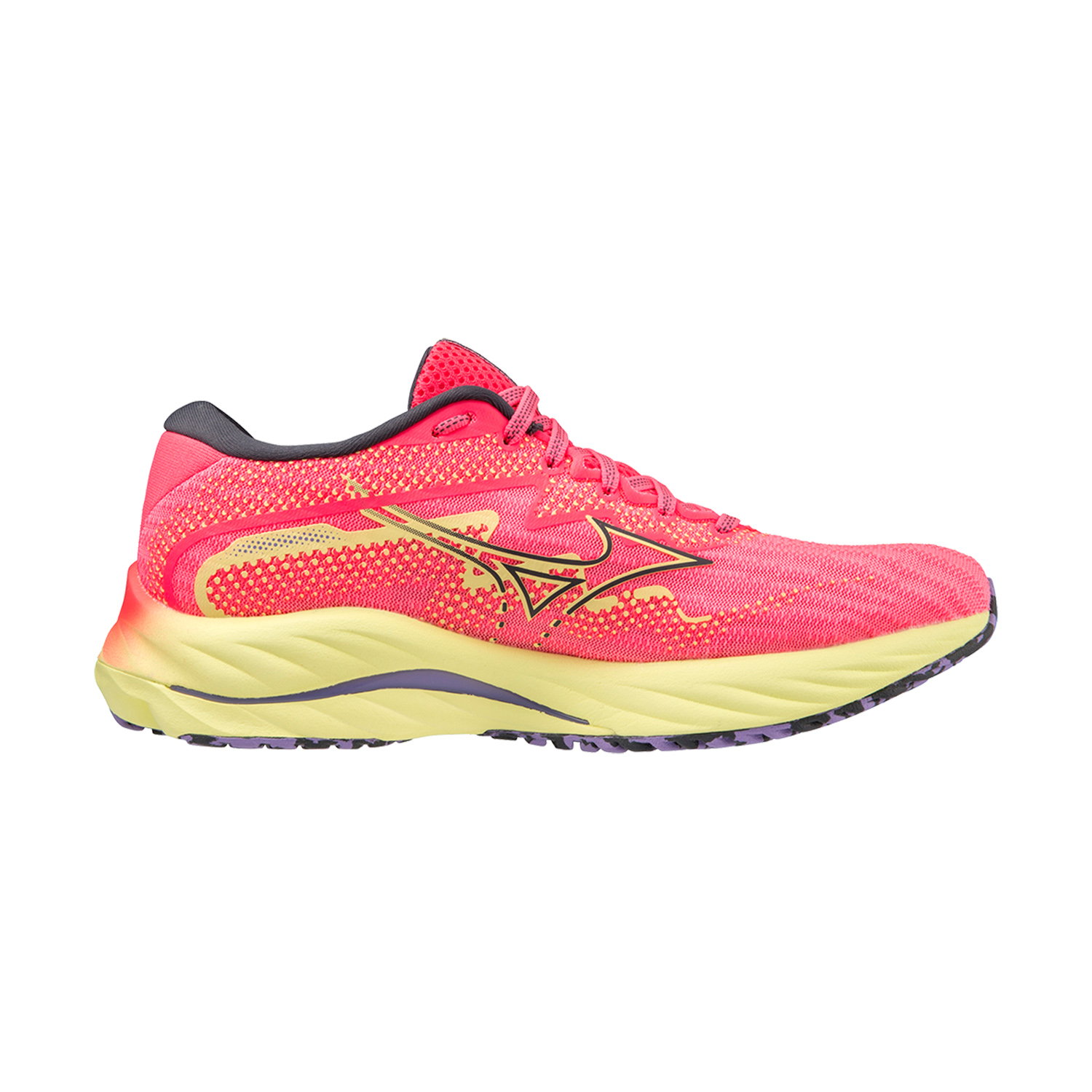 Mizuno Wave Rider 27 High Vis Pink/Ombre Blue/Luminous