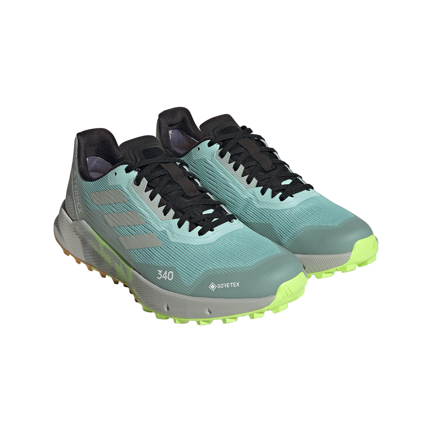 adidas Terrex Agravic Flow 2 GTX Semi Flash Aqua/Wonder Silver/Lucid Lemon