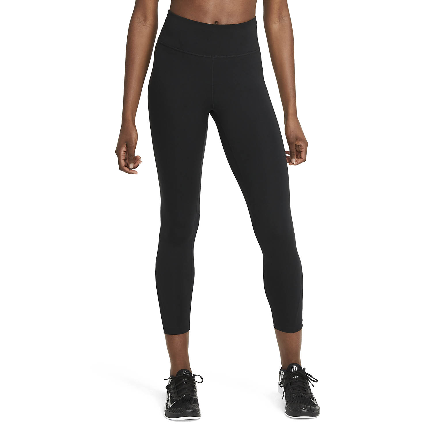 Nike One Mid Rise 7/8 Tights Black/White
