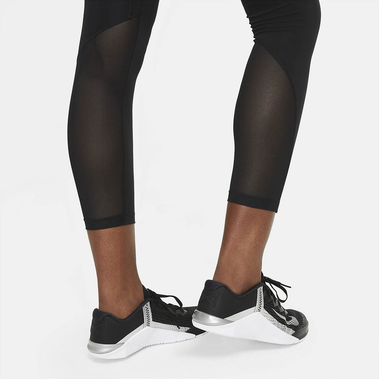 Nike One Mid Rise 7/8 Tights Black/White