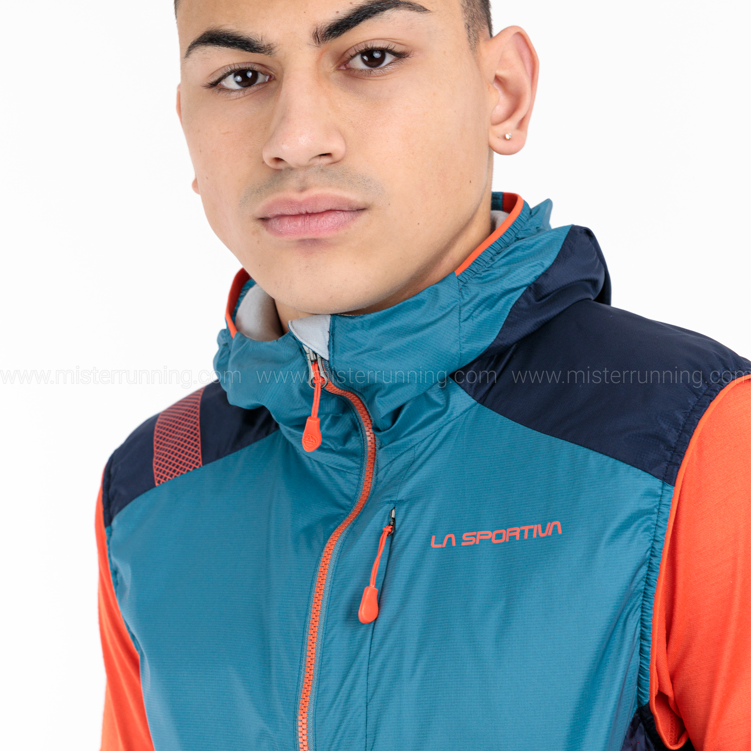 La Sportiva Across Lite Gilet Hurricane/Deep Sea