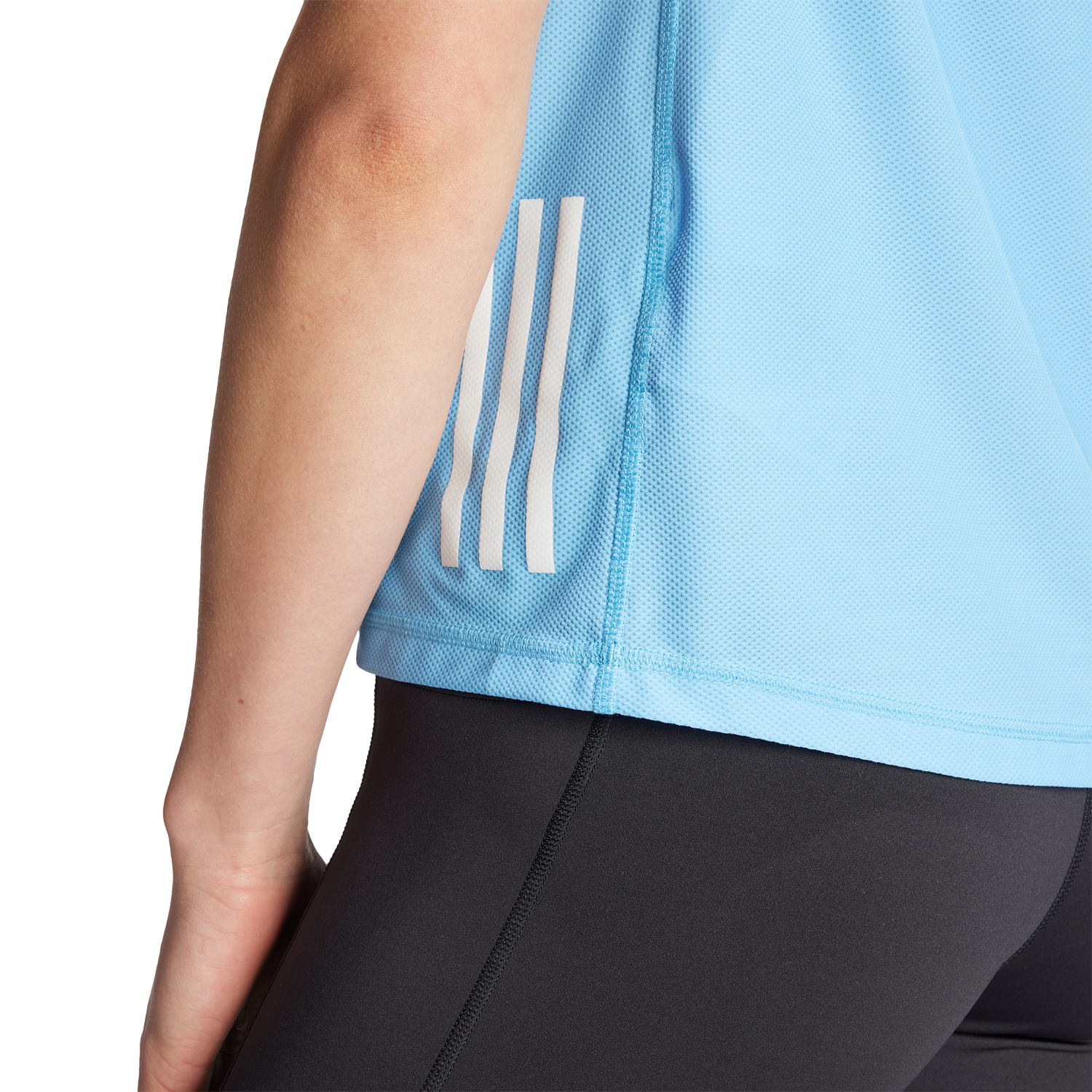 adidas 3S Own The Run Canotta Semi Blue Burst