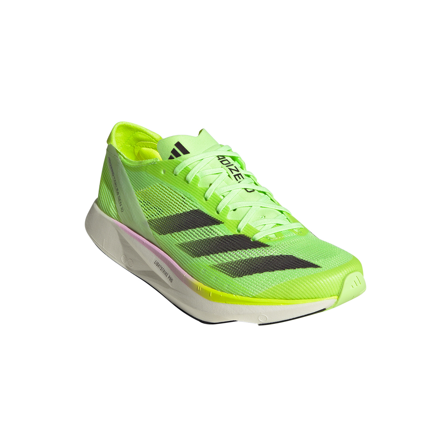 adidas Adizero Takumi Sen 10 Green Spark/Aurora Met/Lucid Lemon
