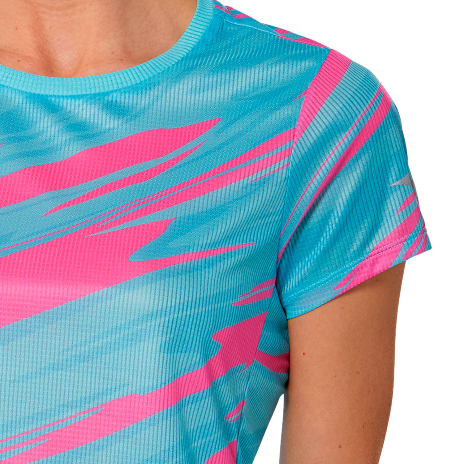 Mizuno Dryaeroflow Graphic Logo Maglietta Antigua Sand