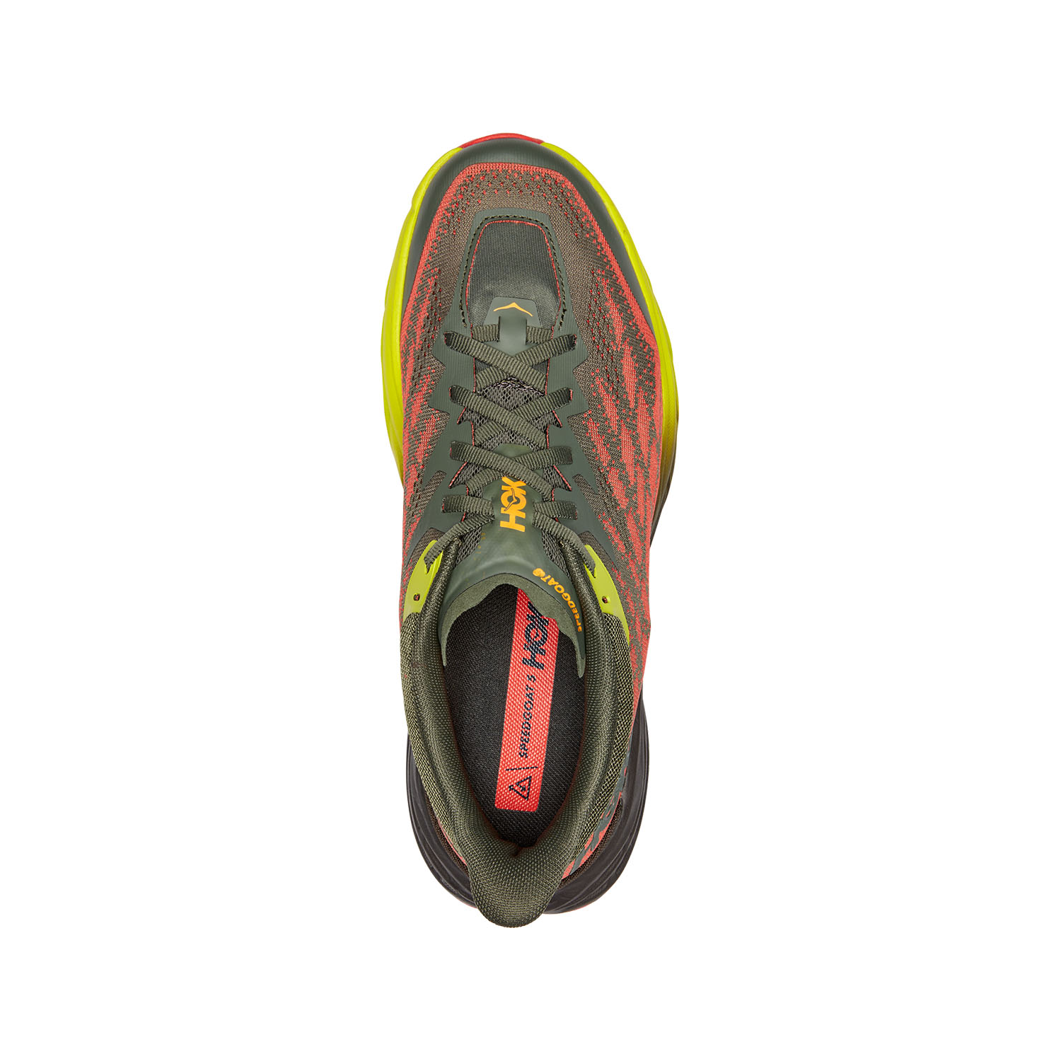 Hoka Speedgoat 5 Thyme/Fiesta
