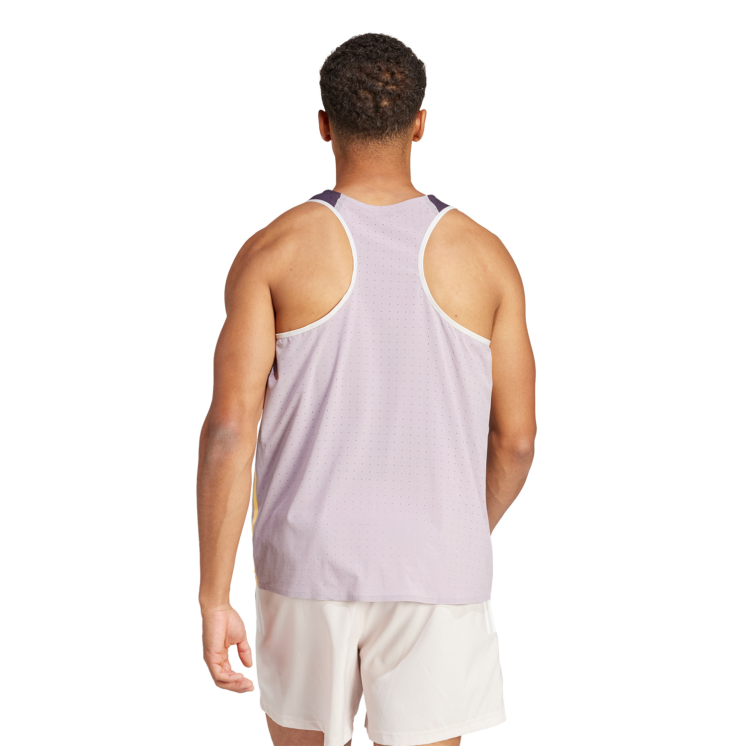 adidas adizero Promo Canotta Aurora Black/Preloved Fig