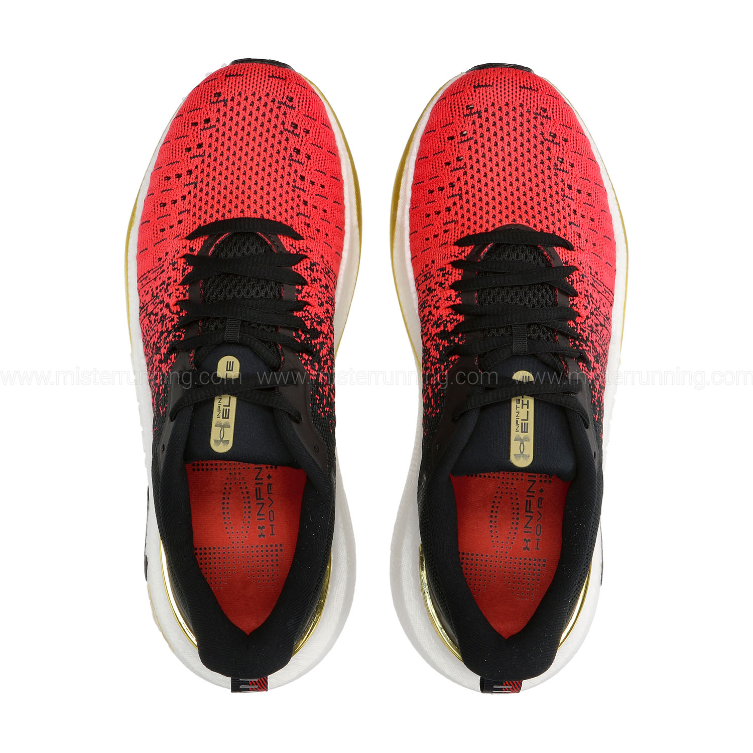 Under Armour Infinite Elite Black/Solar Red/Metallic Gold
