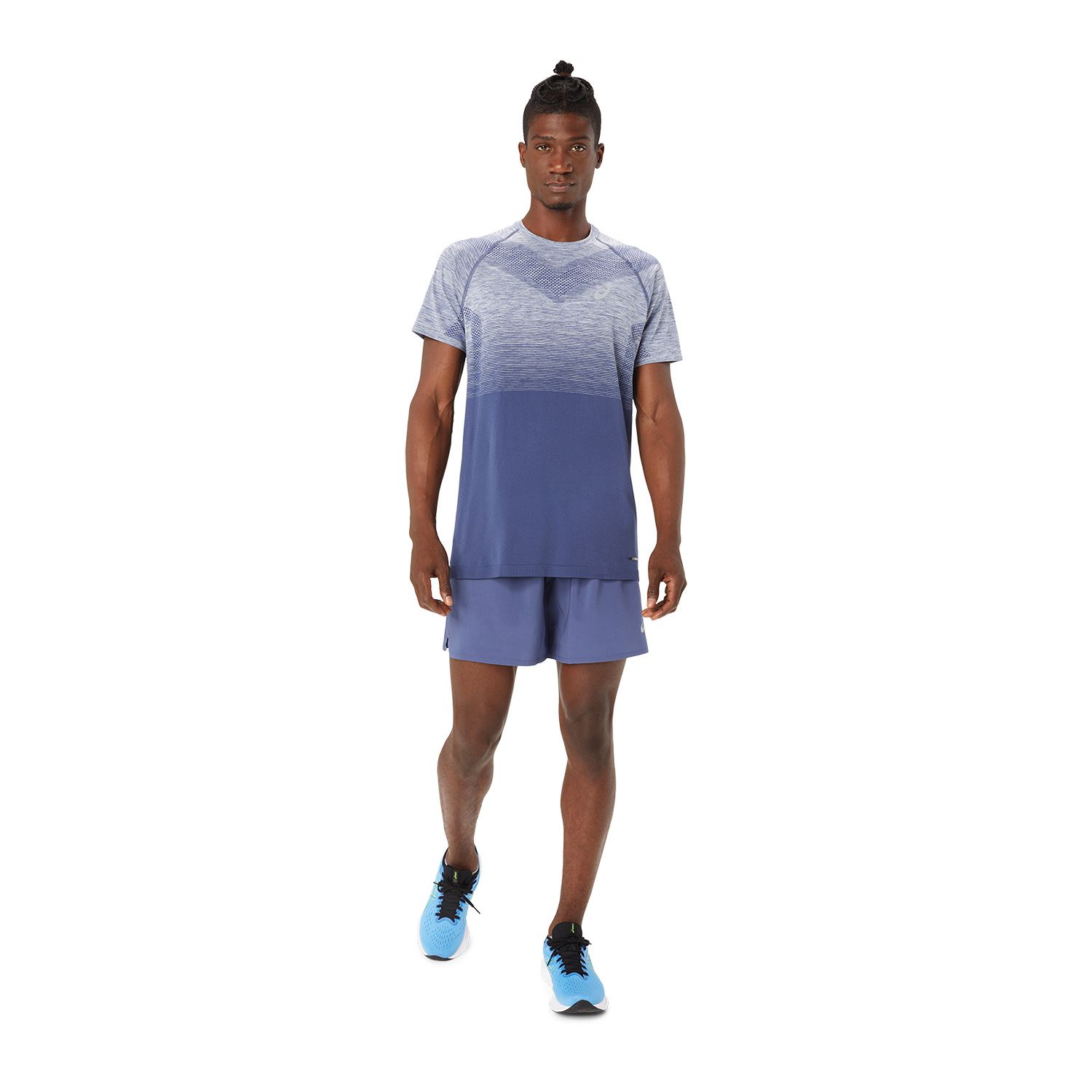 Asics Road 2 in 1 7in Pantaloncini Thunder Blue/Denim Blue