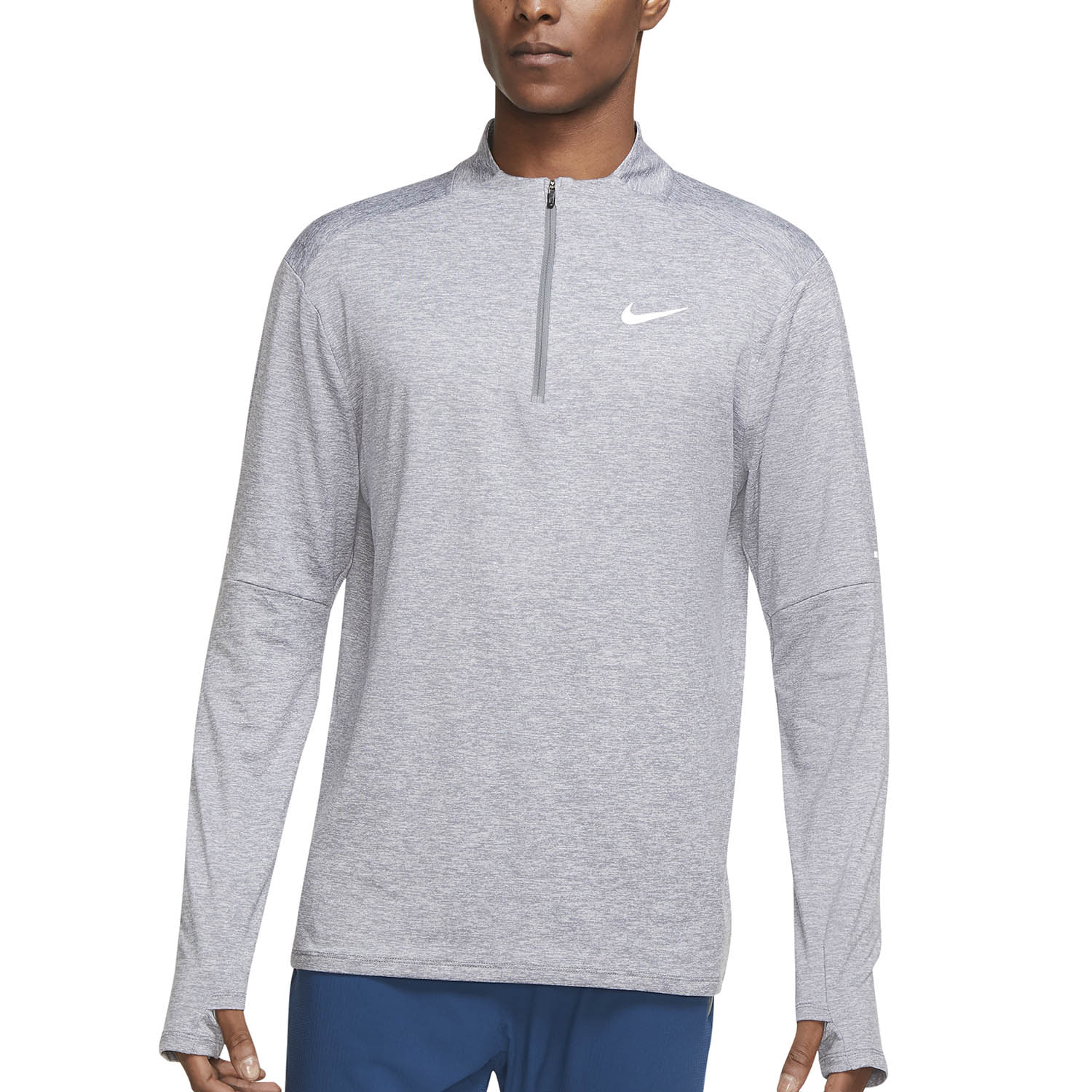 Nike Dri-FIT Element Logo Maglia Smoke Grey Fog/Reflective Silver