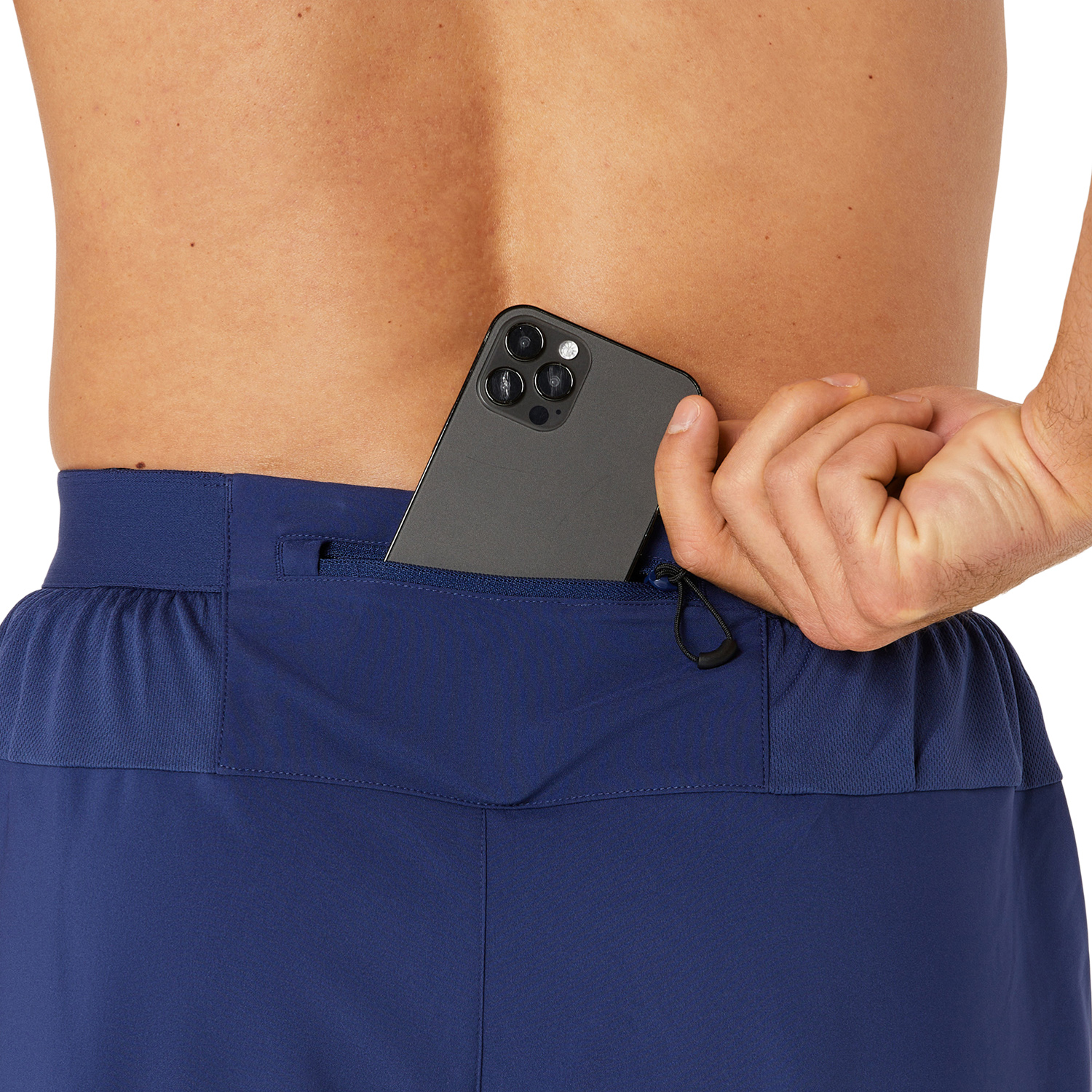 Asics Road 2 in 1 5in Pantaloncini Deep Ocean/Performance Black