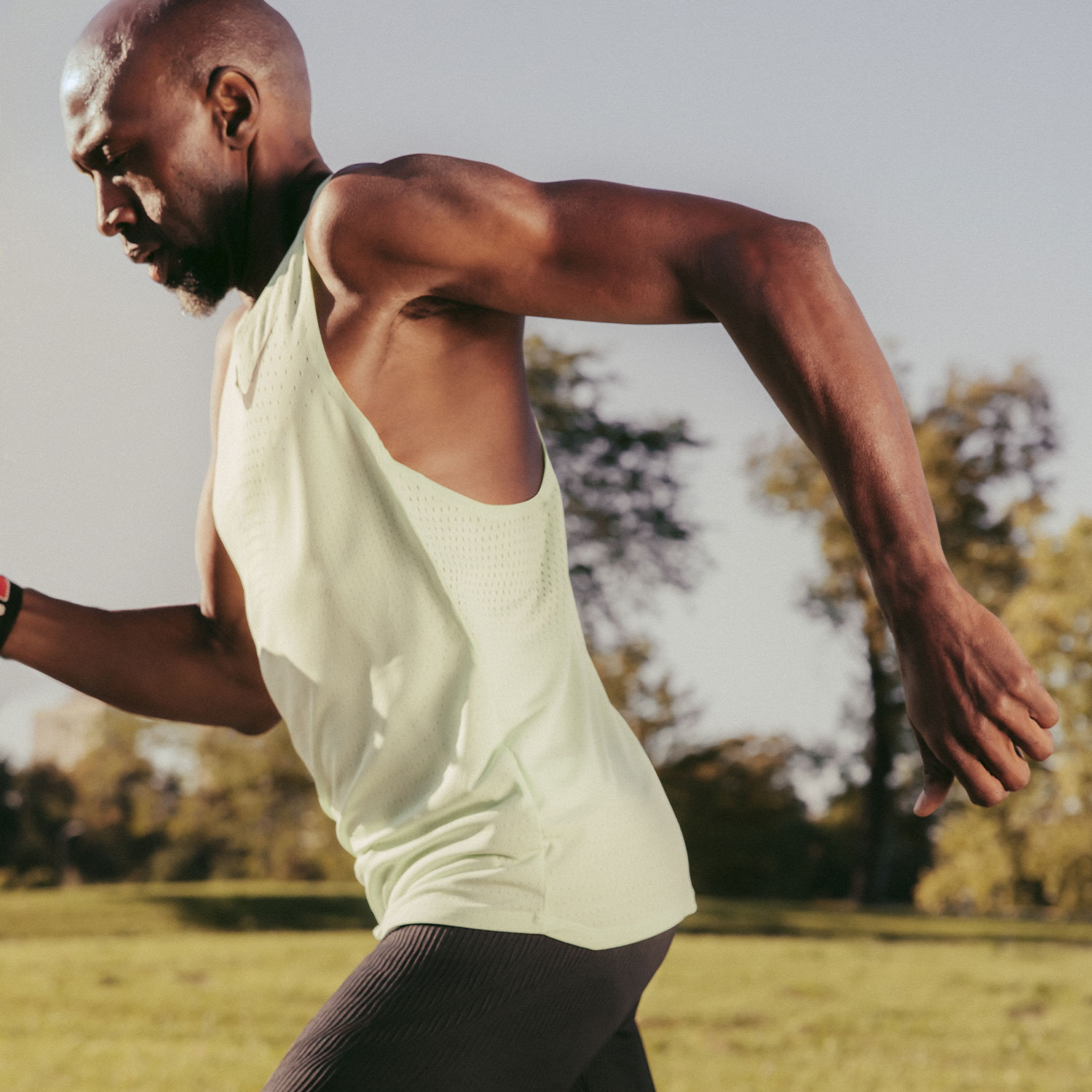 Nike Dri-FIT Fast Canotta Vapor Green/Reflective Silver
