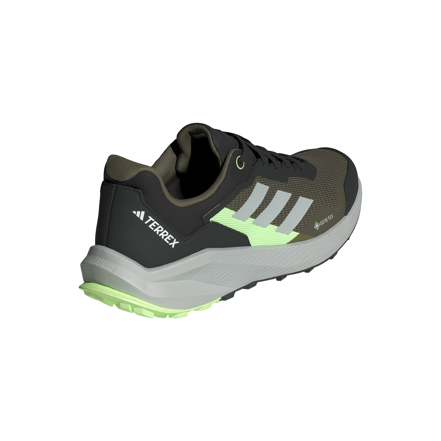 adidas Terrex Trailrider GTX Olive Strata/Wonder Silver/Green Spark
