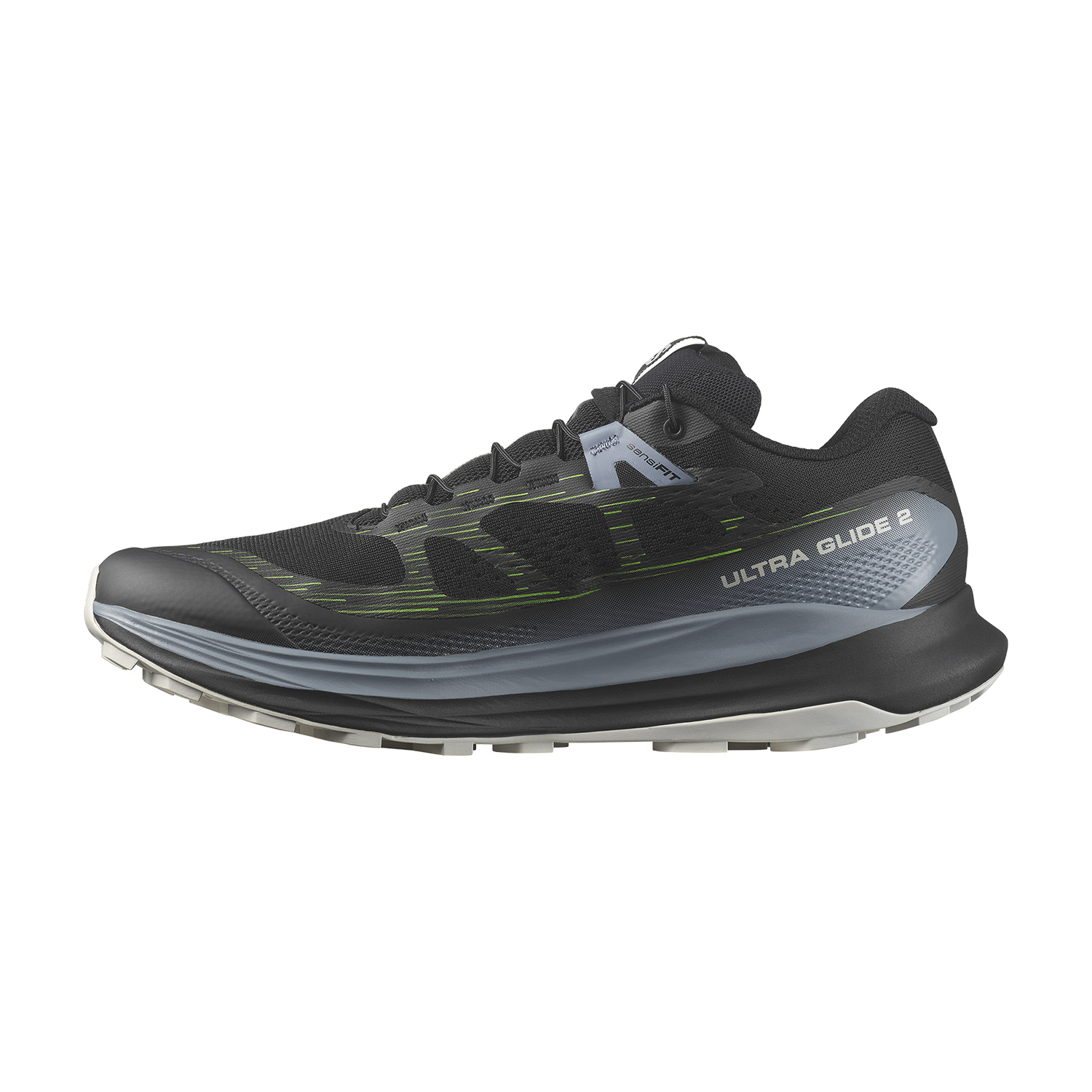 Salomon Ultra Glide 2 Black/Flint Stone/Green Gecko