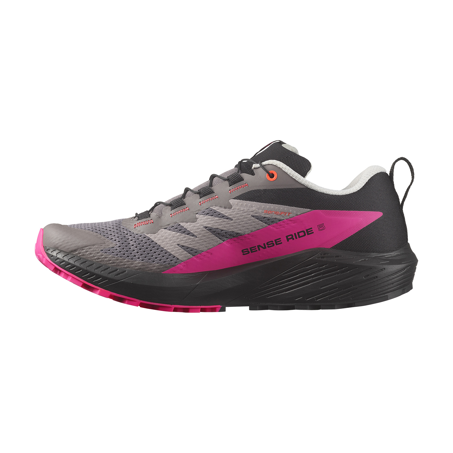 Salomon Sense Ride 5 Plum Kitten/Black/Pink Glo