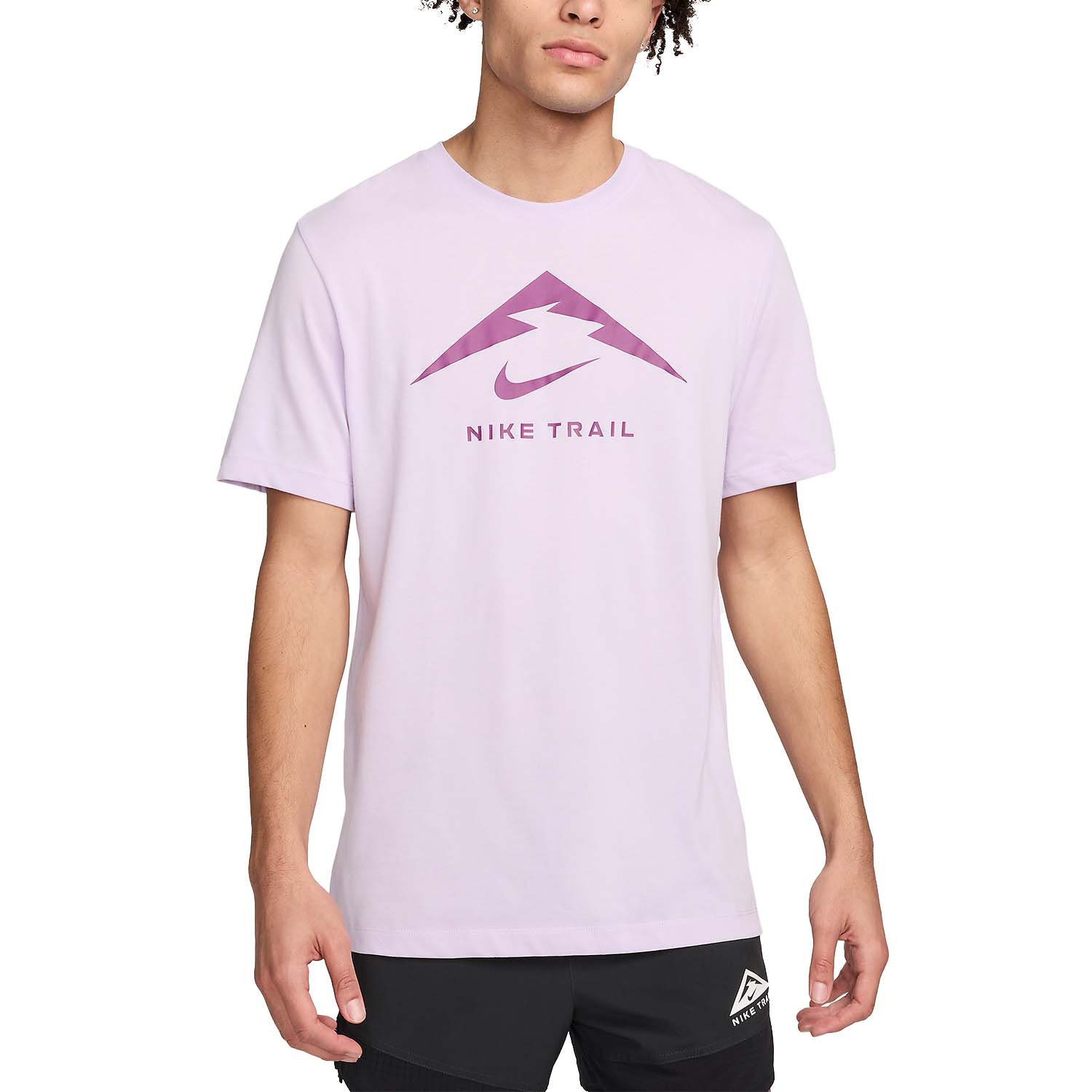 Nike Dri-FIT Trail Logo Maglietta Violet Mist