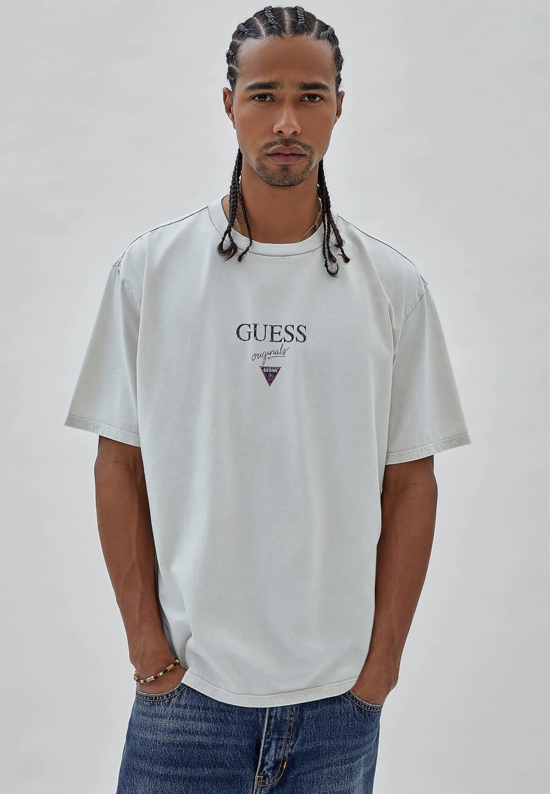 Guess LOGO FRONTALE - T-shirt con stampa