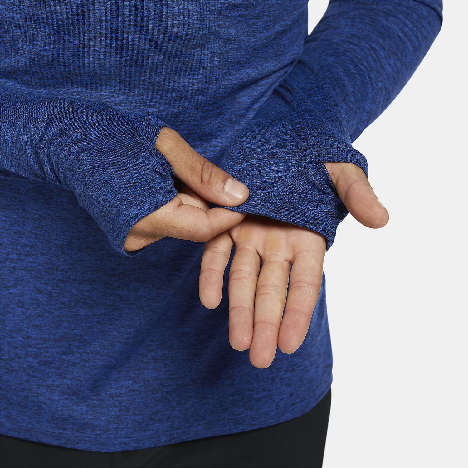 Nike Dri-FIT Element Logo Maglia Obsidian/Game Royal/Reflective Silver