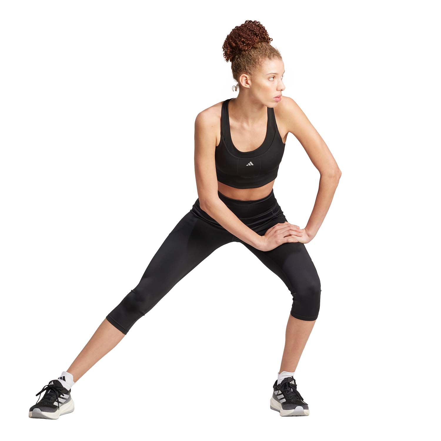 adidas Dailyrun 3/4 Tights Black/White