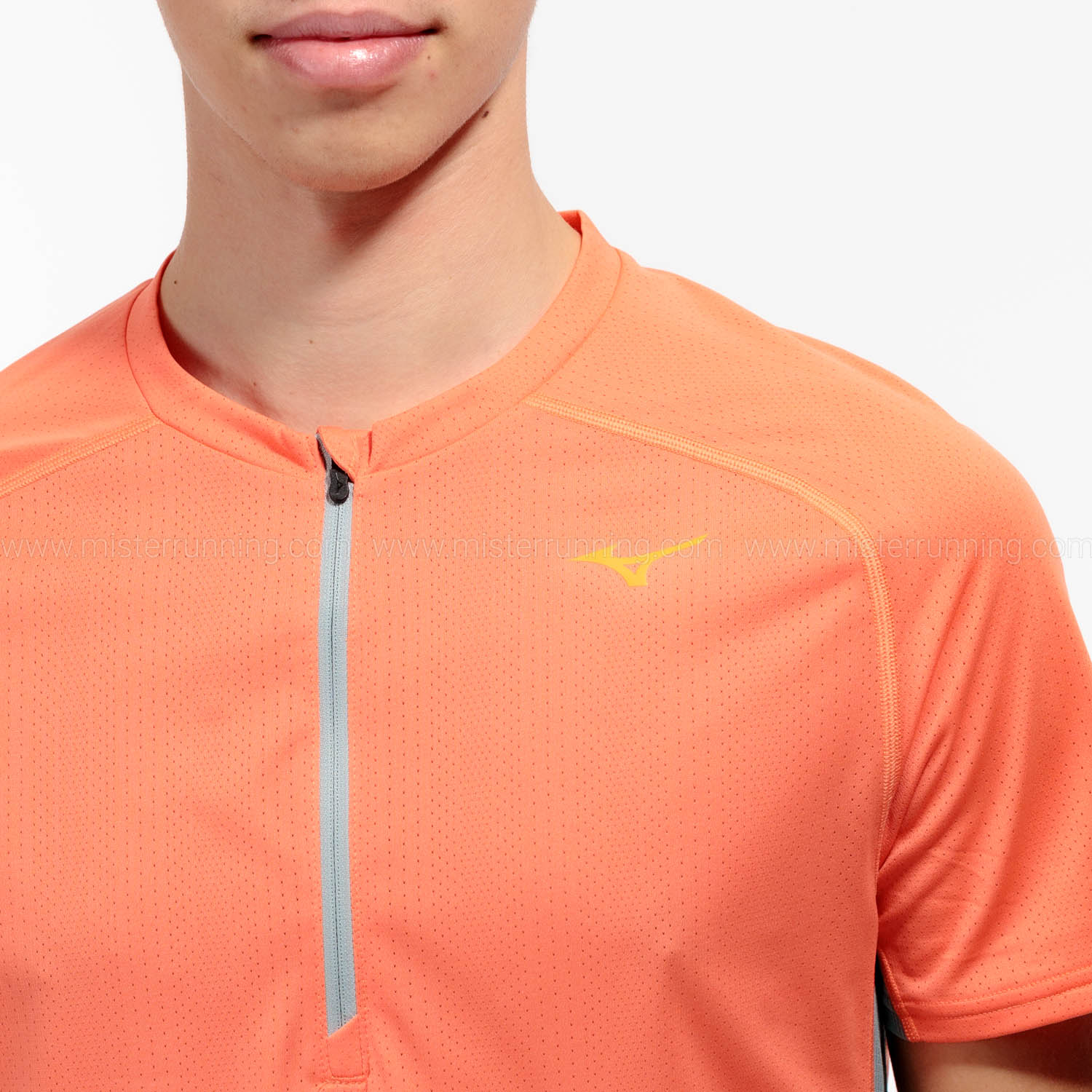 Mizuno Trail Maglietta Nasturtium/Lead