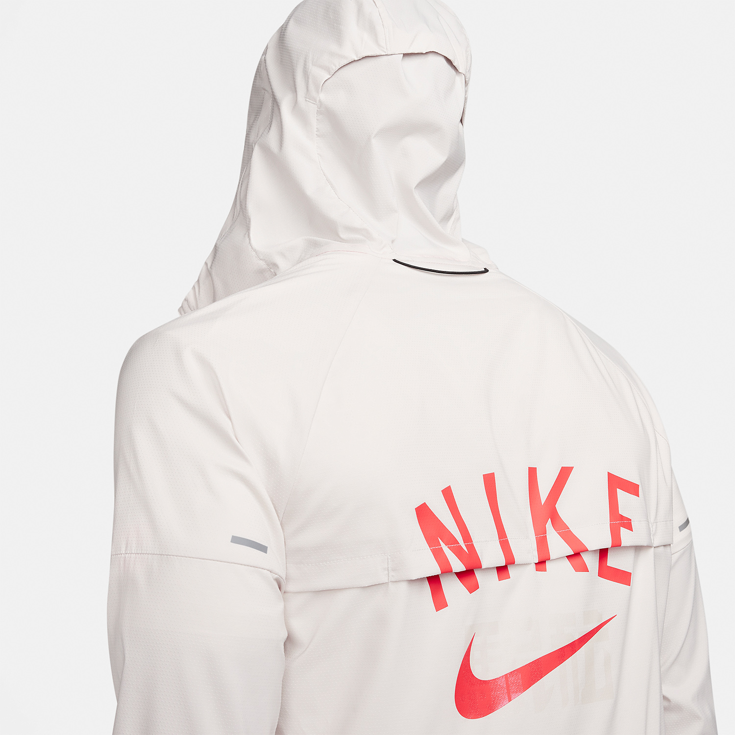 Nike Repel Windrunner Ekiden Giacca Light Bone/Track Red/Medium Ash