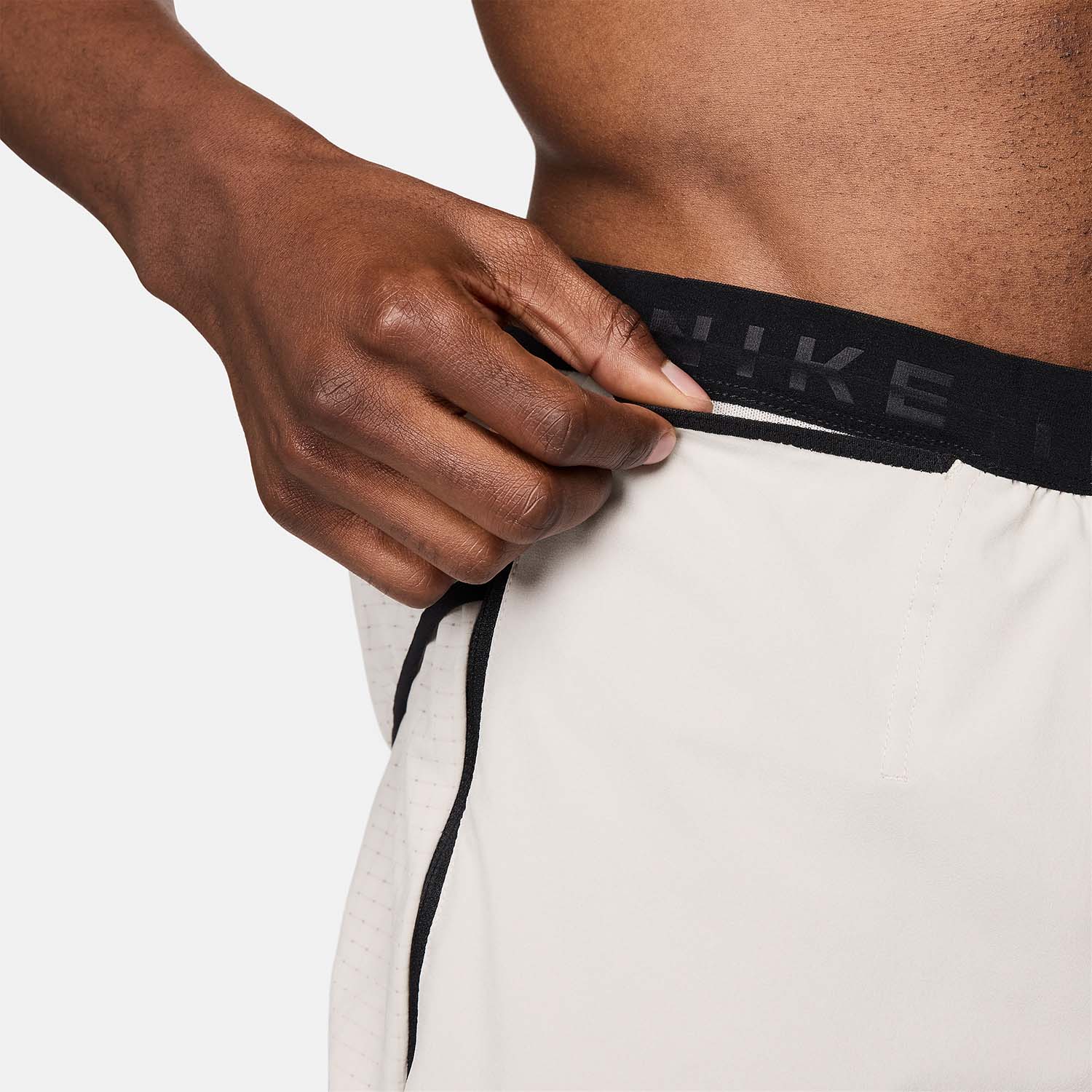 Nike Dri-FIT Second Sunrise 7in Pantaloncini Light Iron Ore/Black