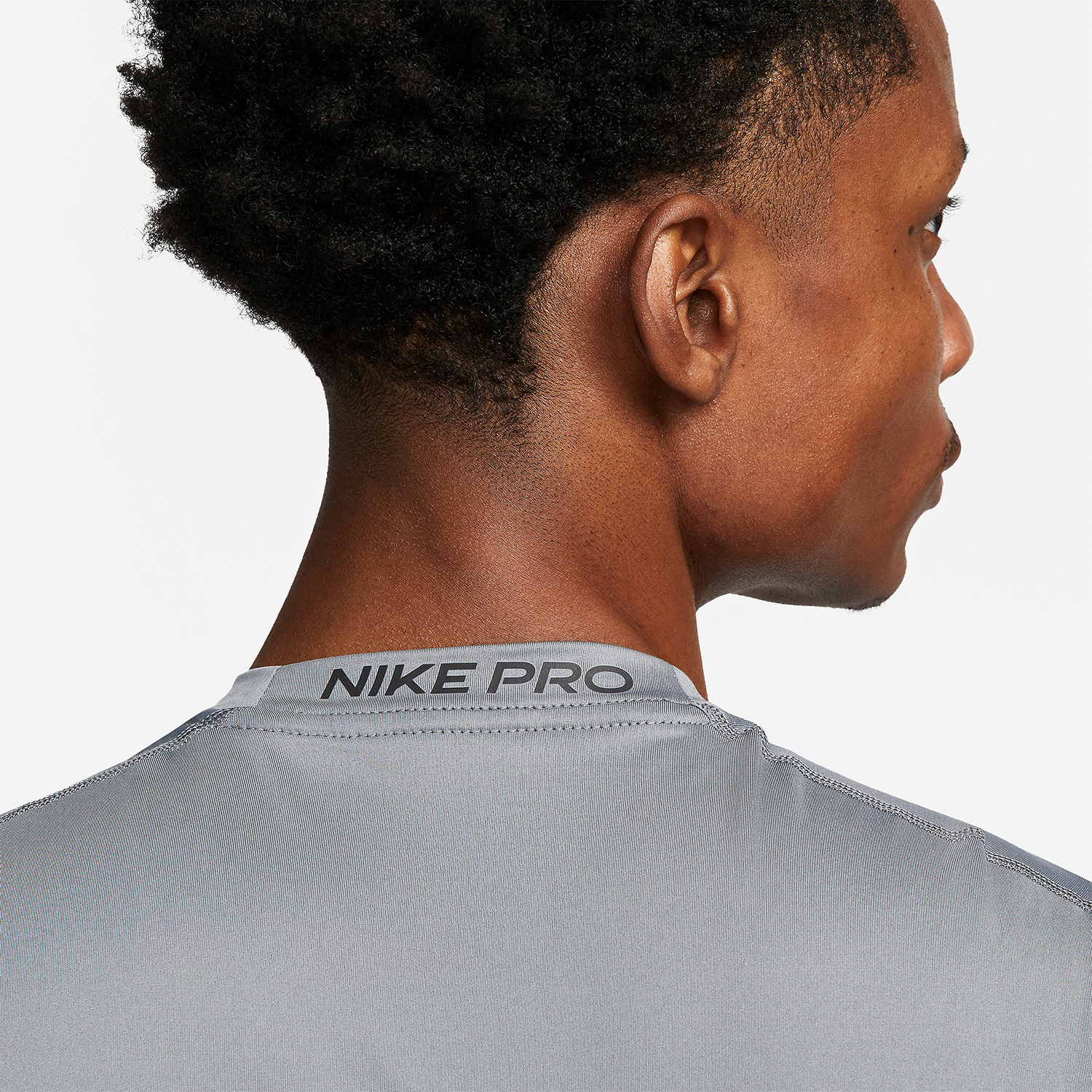 Nike Pro Dri-FIT Logo Canotta Smoke Gray/Black